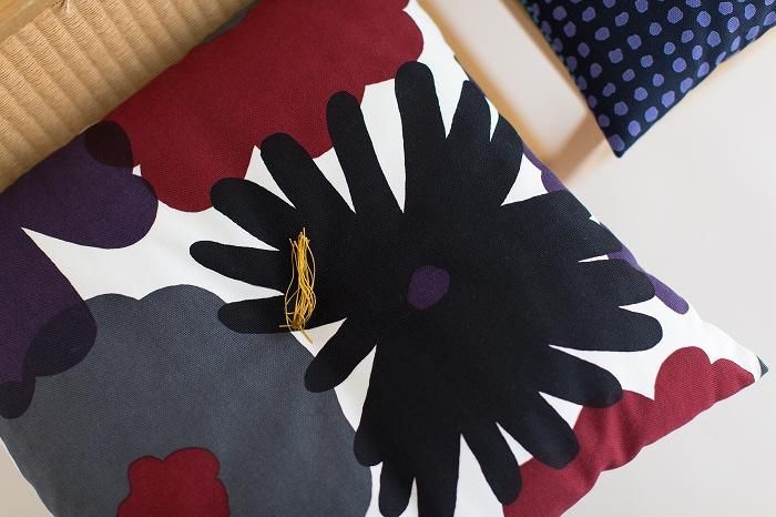 Coussin Kyoto de SOU・SOU (toile n°8)/Oraka Todori Kazahana [*Environ 3 semaines pour la livraison]