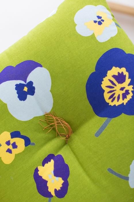 SOU・SOUの京座布団（21番手平織）／三色すみれ【※お届けに約3週間】