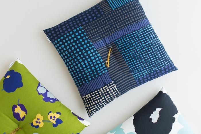 SOU・SOUKyoto Cushion（21 Count Plain Weave）／Field Large(Hatake Dai) [※DeliveryApproximately 3 weeks]