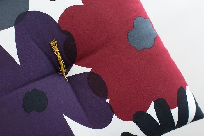 SOU・SOUKyoto Cushion（21 Count Plain Weave）／OrakaMulticolored Flower Breeze(Kazahana) [※DeliveryApproximately 3 weeks]