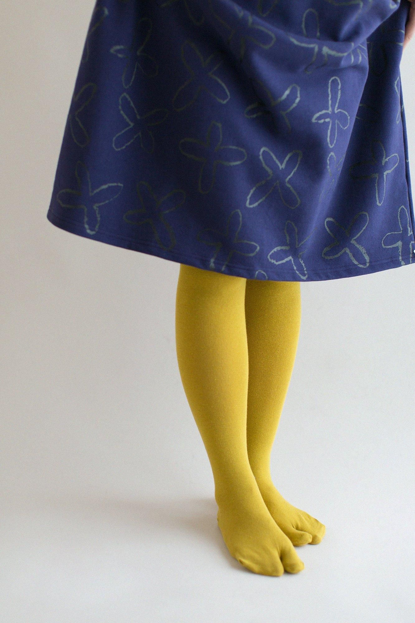 Tabi Tights／Mustard