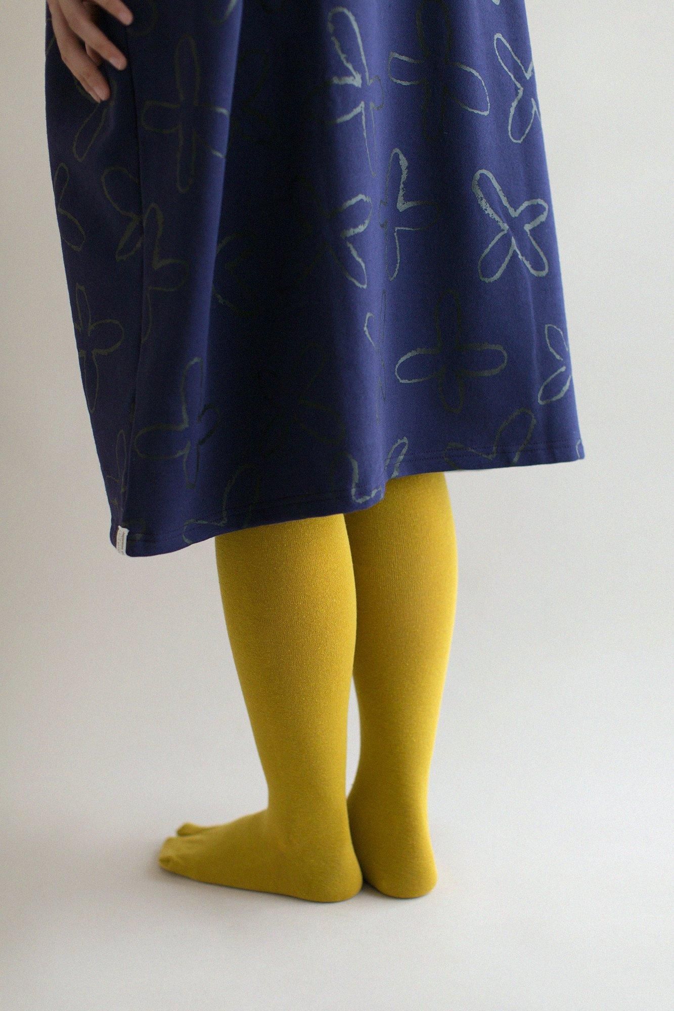 Tabi Tights／Mustard