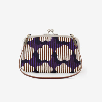Soft Canvas Gamaguchi Clasp Purse Double Layer / Bright windows