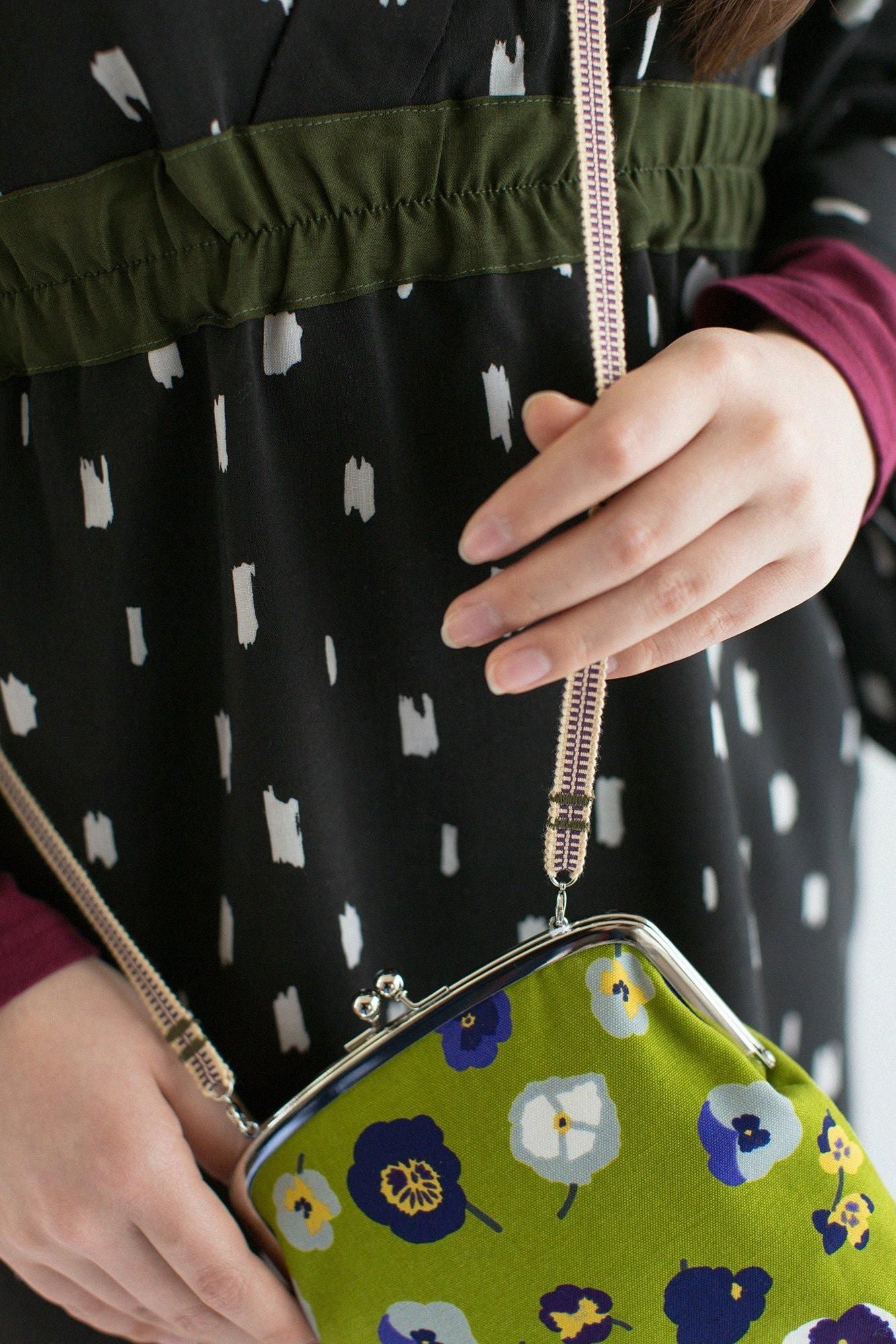 すみや謹製 がま口用 真田紐 120cm／欄間（らんま）