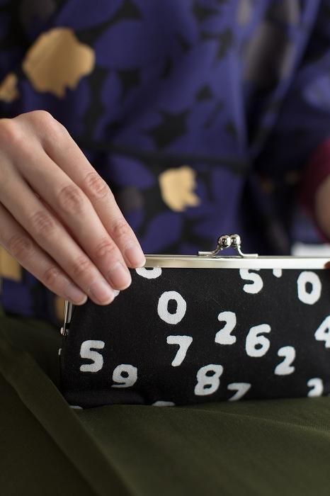 12號帆布 軟 口金包（横長）/ SO-SU-U十數 昆