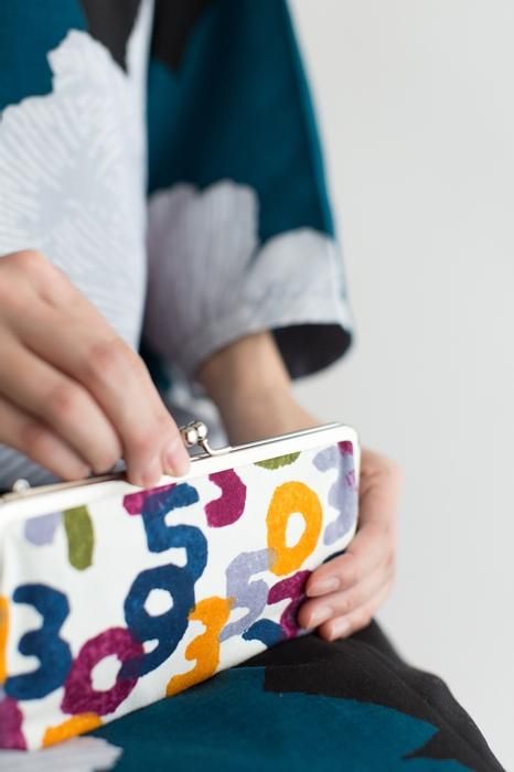 12號帆布 軟 口金包（横長）/ SO-SU-U十數繽紛秋收