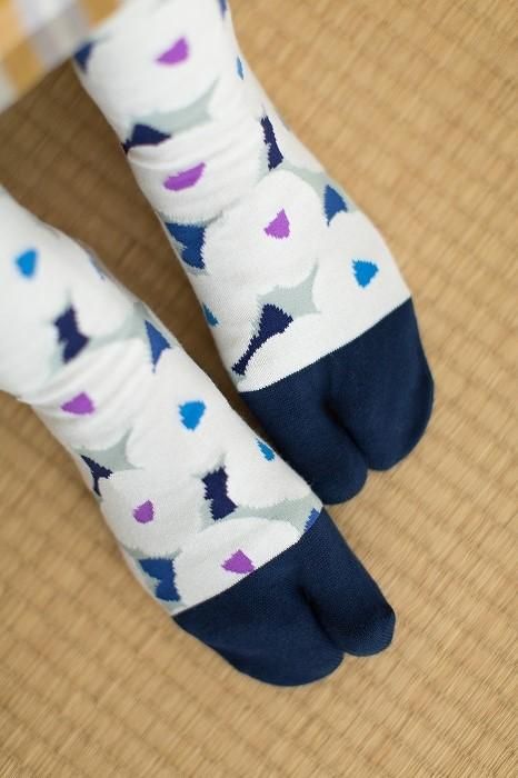 分趾襪（普通長度）／山茶花 【男・女性用】