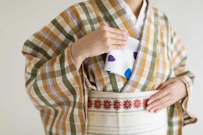 伊勢木綿 textile手ぬぐい／椿文（つばきもん）