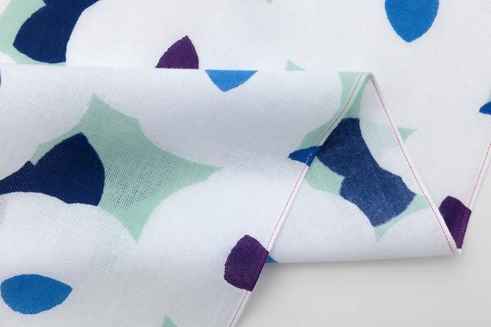 伊勢木綿 textile手ぬぐい／椿文（つばきもん）