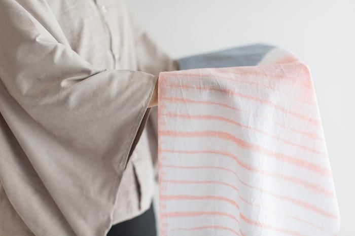 SOU・SOU×有松鳴海絞手巾／山雅商店謹製 紅富士
 朝靄