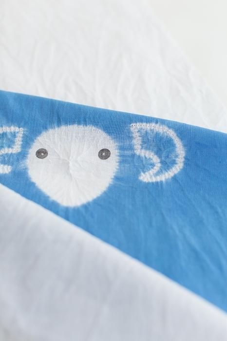 SOU・SOU×有松鳴海絞手巾/ 山雅商店謹製 蓬鬆的綿羊 粉藍色