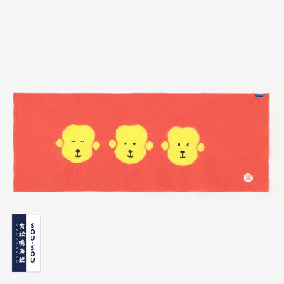 SOU・SOU×有松鳴海絞手巾／山雅商店謹製 福笑