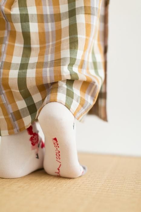 分趾襪（普通長度）／梅林報春鳥 【男・女性用】