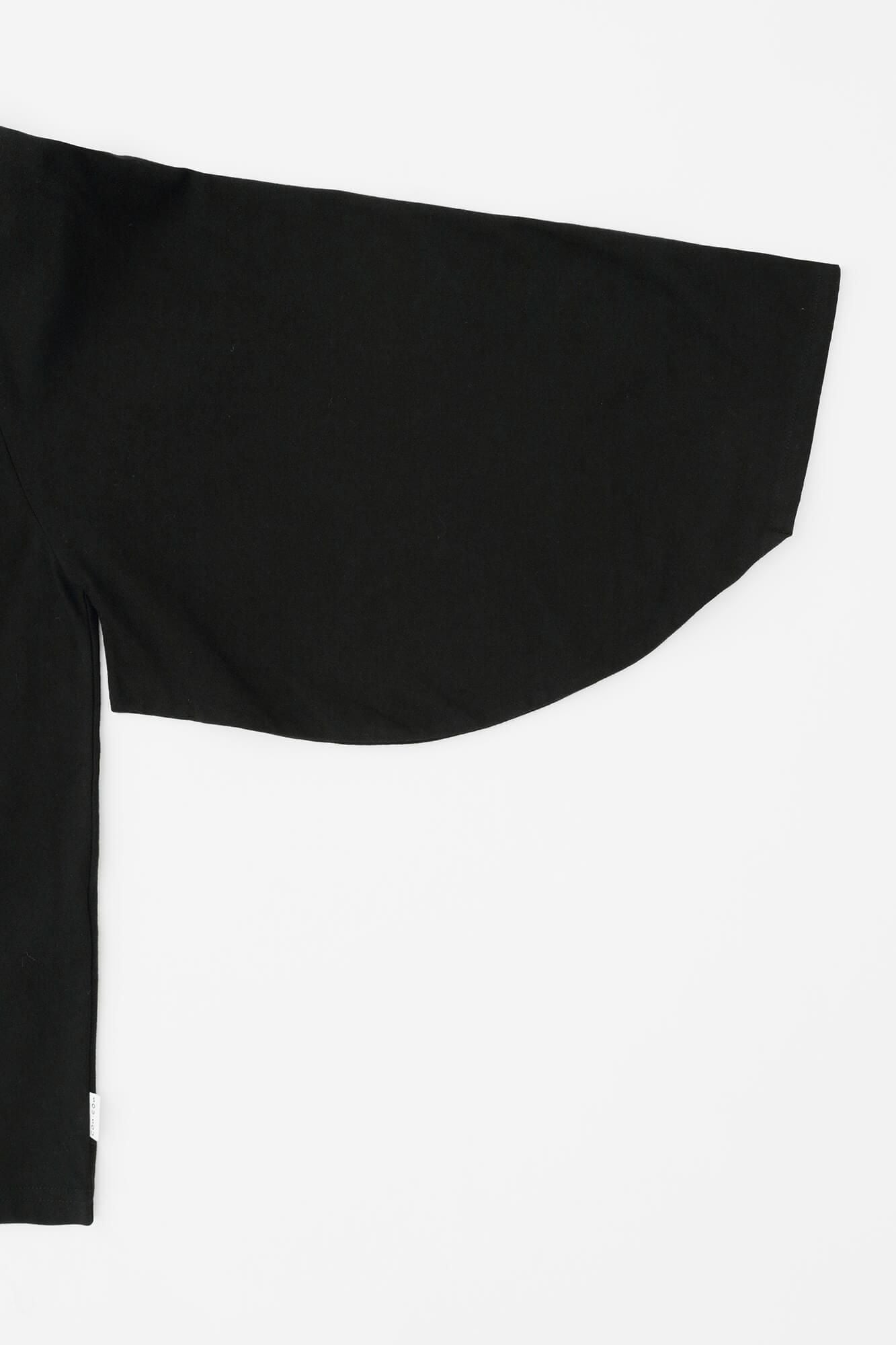 Naginata Pleated Shirt / Black