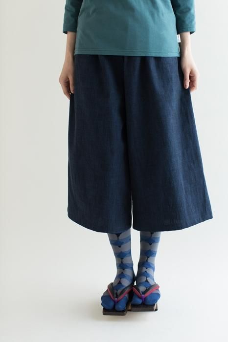 在塔比（膝盖下方） / ohajiki和水平步骤下，海军蓝色（女性）