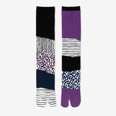 Tabi Socks（Under Knee）／Higashiyama Purple【Women】
