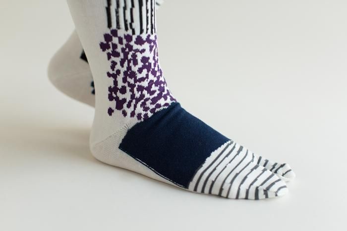 Tabi Socks（Under Knee）／Higashiyama Purple【Women】