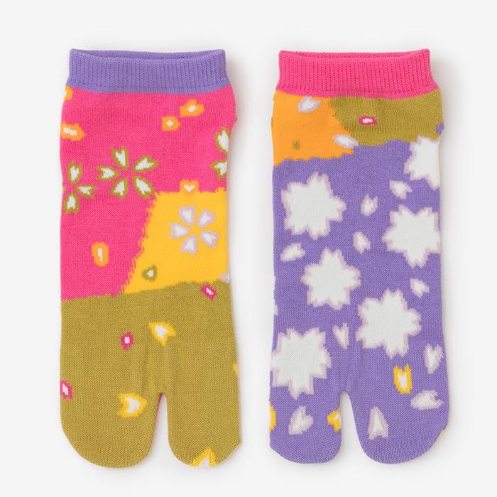 分趾襪（腳踝長度）／櫻花櫻花 【男・女性用】