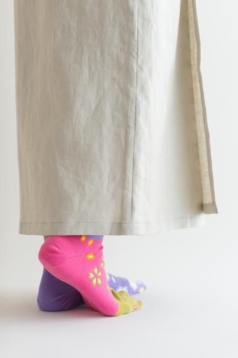 分趾襪（腳踝長度）／櫻花櫻花 【男・女性用】