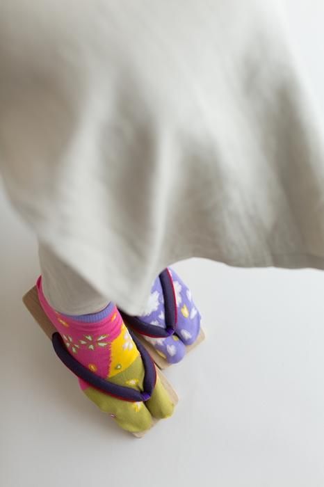 分趾襪（腳踝長度）／櫻花櫻花 【男・女性用】