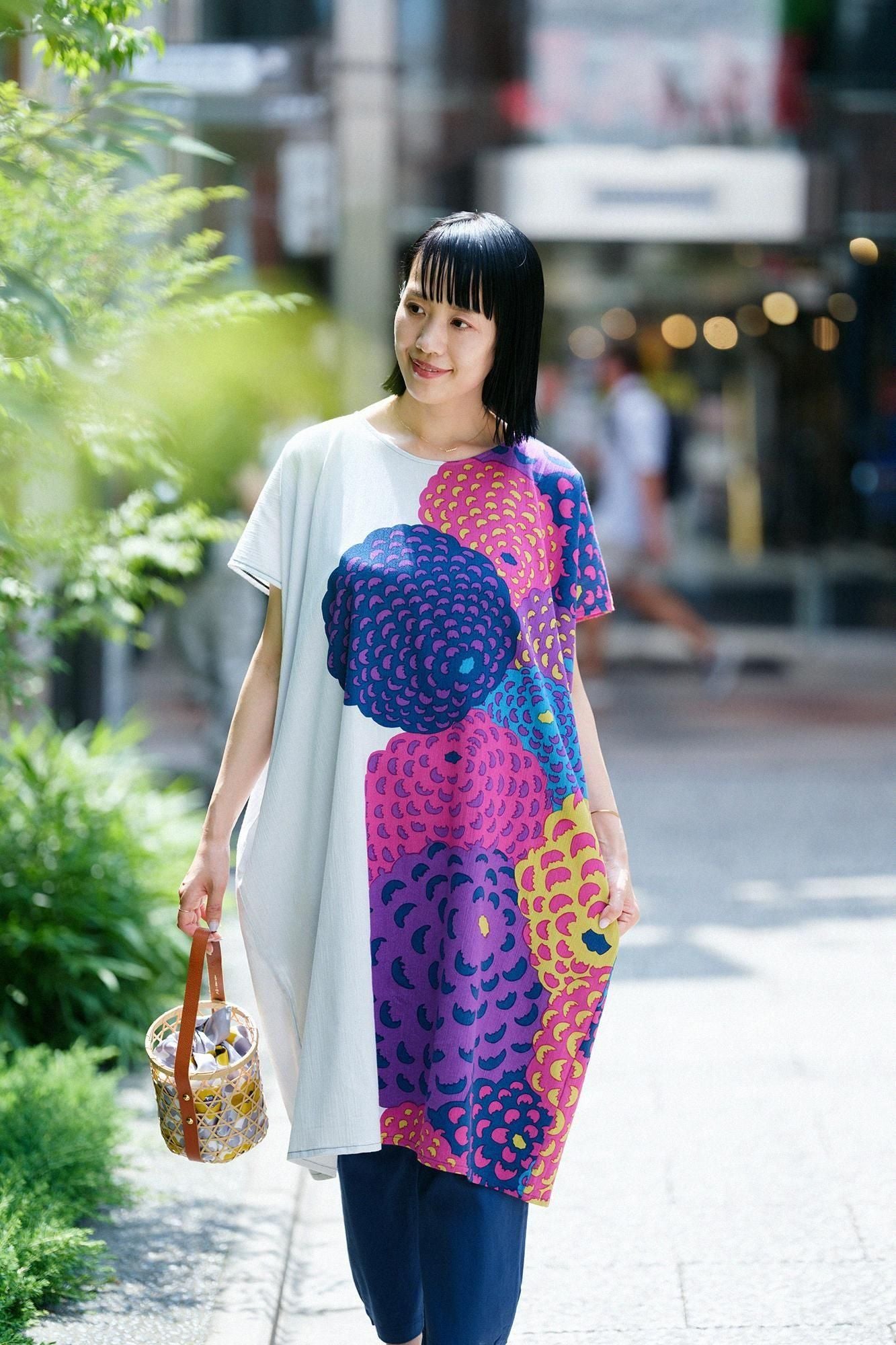 Takashima Jiji 20/20 Rechteckige Kleidung/Ponpon Dahlia