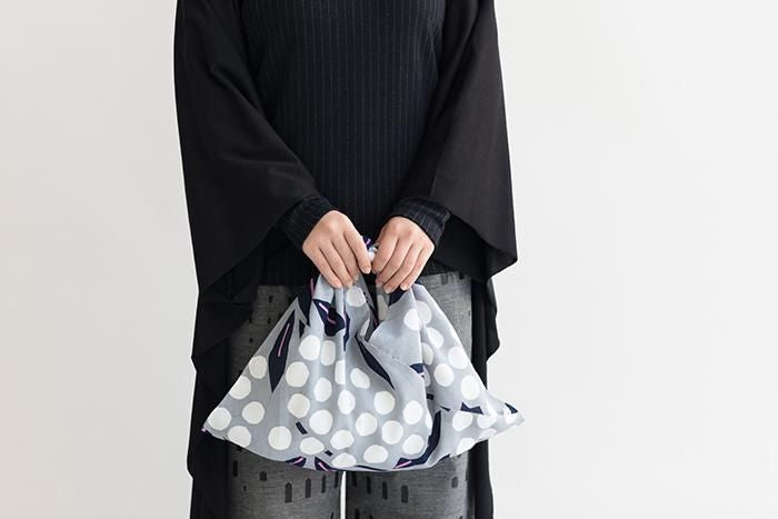 Isemomen Cotton Eco Bag / Nandina Bamboo White Fruits