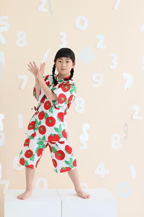 【SOU・SOU阿波おどりStyle】 とまと 甚平 SOU・SOU阿波おどりStyle】 とまと 甚平