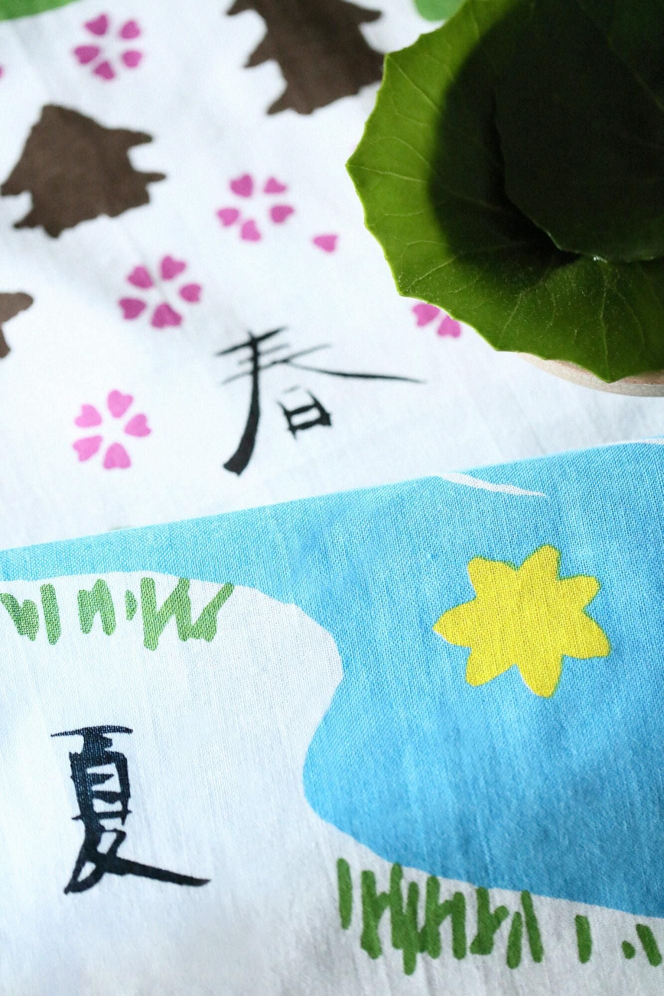 Isemomen Cotton Textile Handkerchief / Heian-kyo