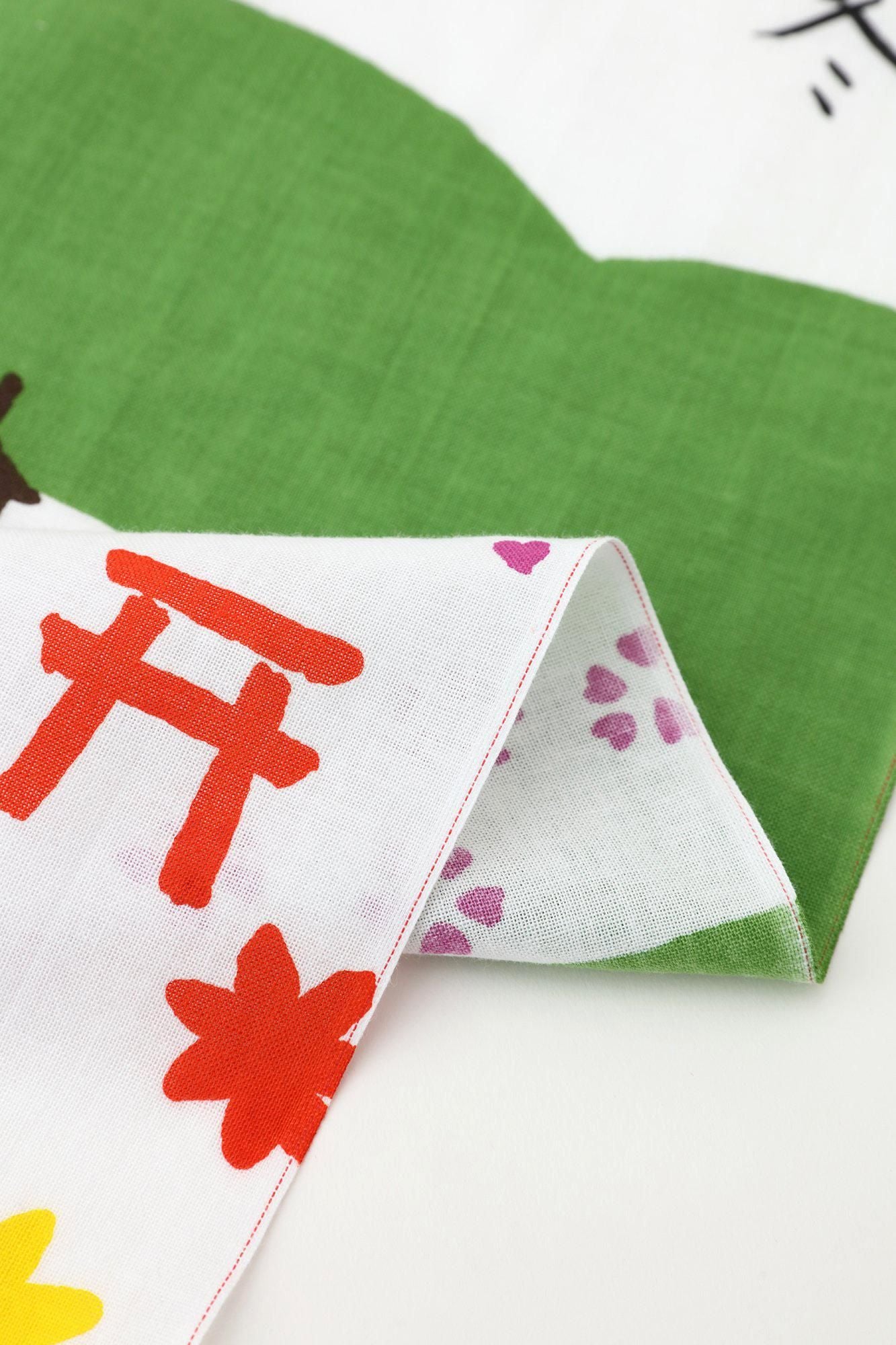 Isemomen Cotton Textile Handkerchief / Heian-kyo