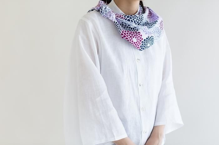 Ise Momen Textil-Tenugui/Kiku-zukushi Kayu (Kaseki)