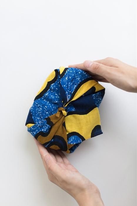 Ise cotton textile tenugui (himetake) / doto