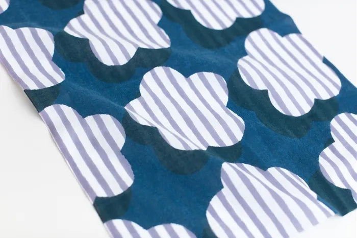 伊勢木棉圖案紋樣手巾（短版）／天真無邪