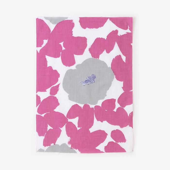 Ise-Baumwolltextil Tenugui (Hime-Länge)/Yu-Pfirsichfarbe (Pfirsichblütenfarbe)