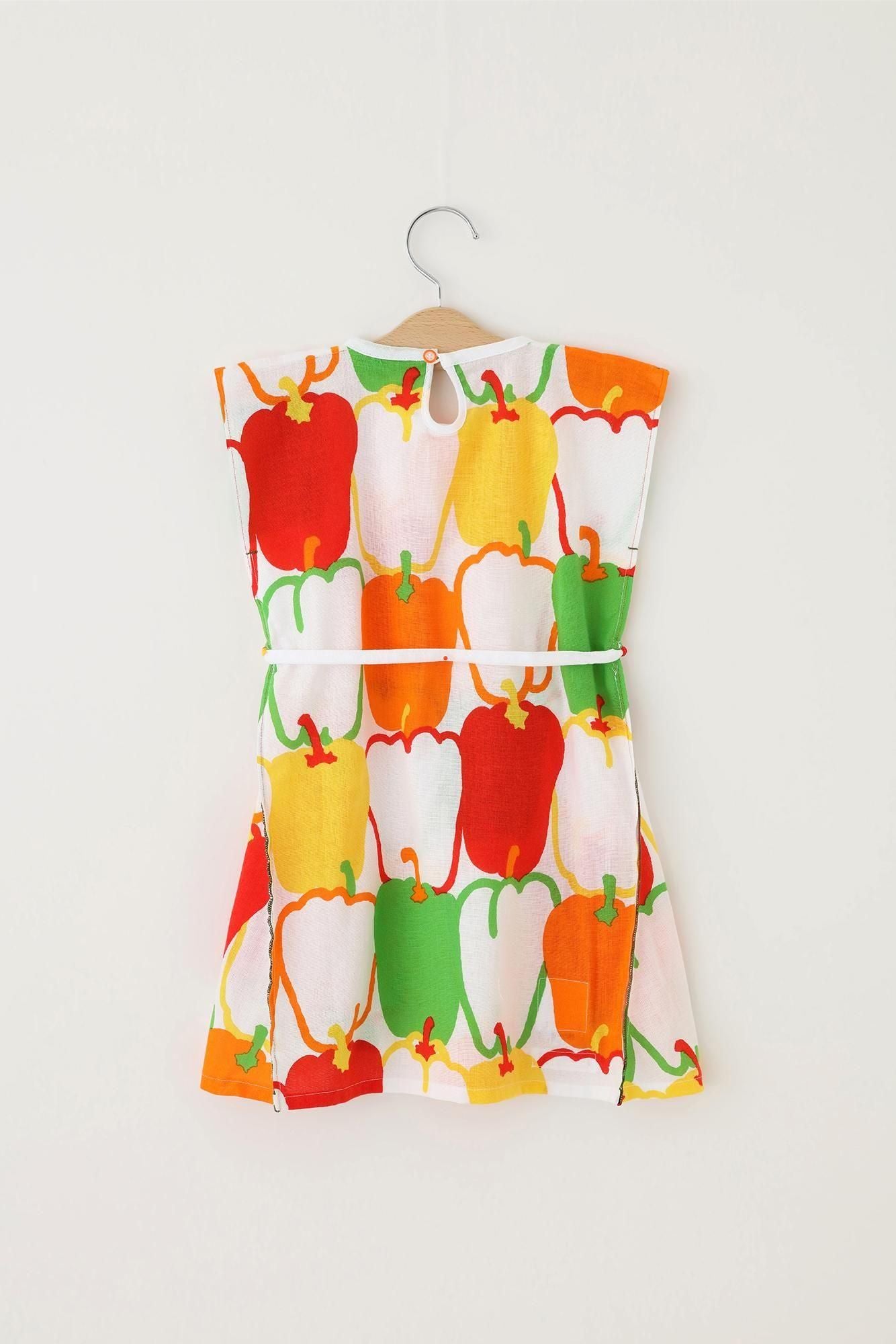 ● Isemomen Cotton One-piece Dress／Amato pepper
