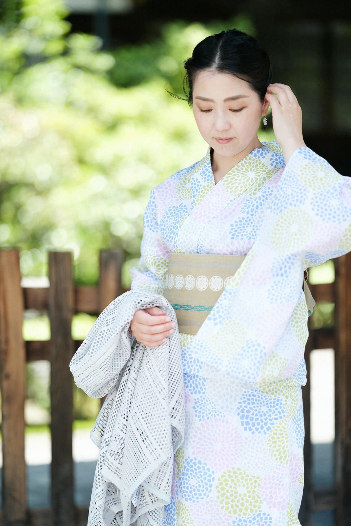 SOU・SOU×京都丸紅 浴衣／菊づくし 恵風（けいふう）