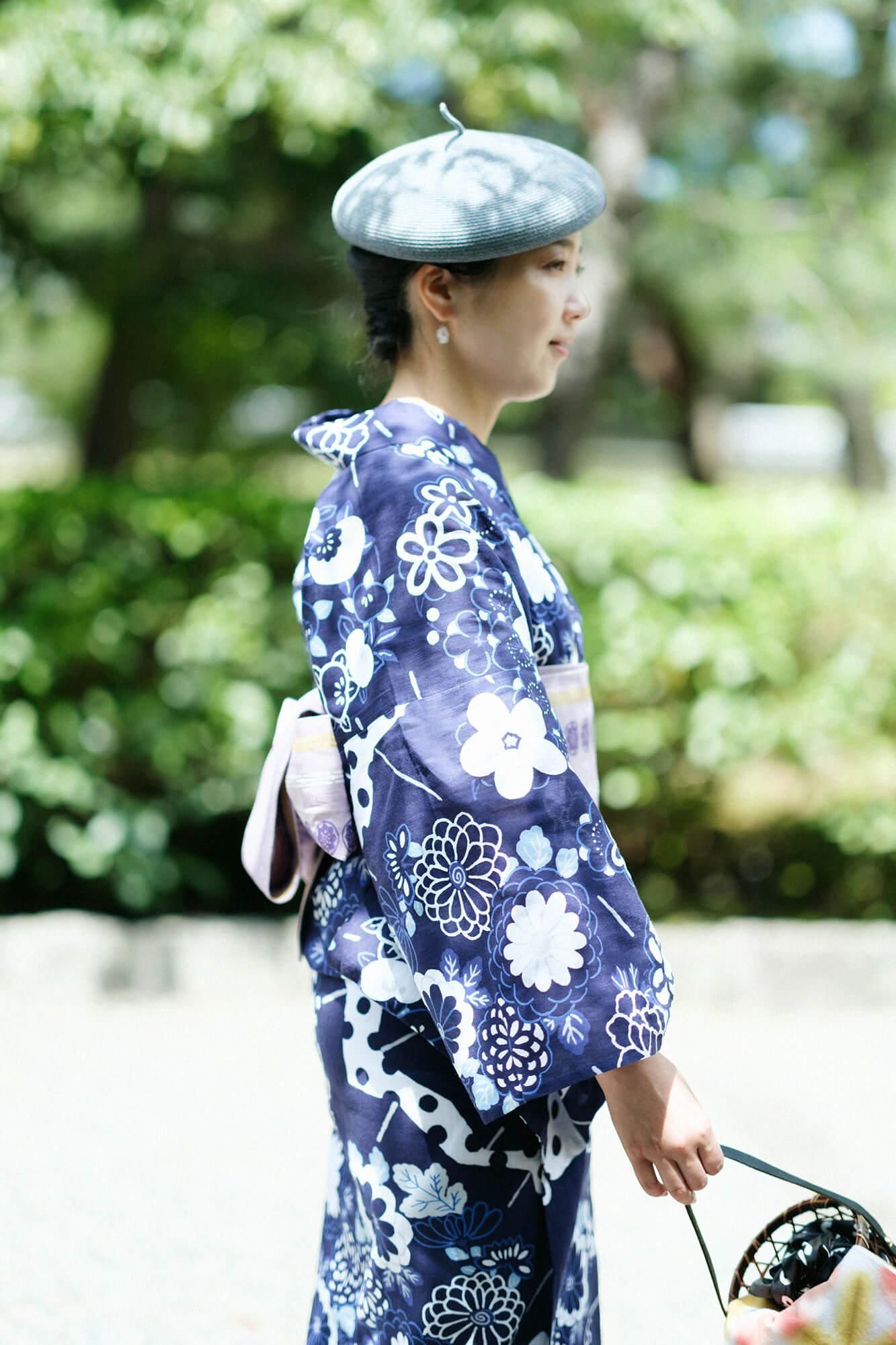SOU・SOU× Kyoto Marubeni Yukata/Faltfächer Yoiyami