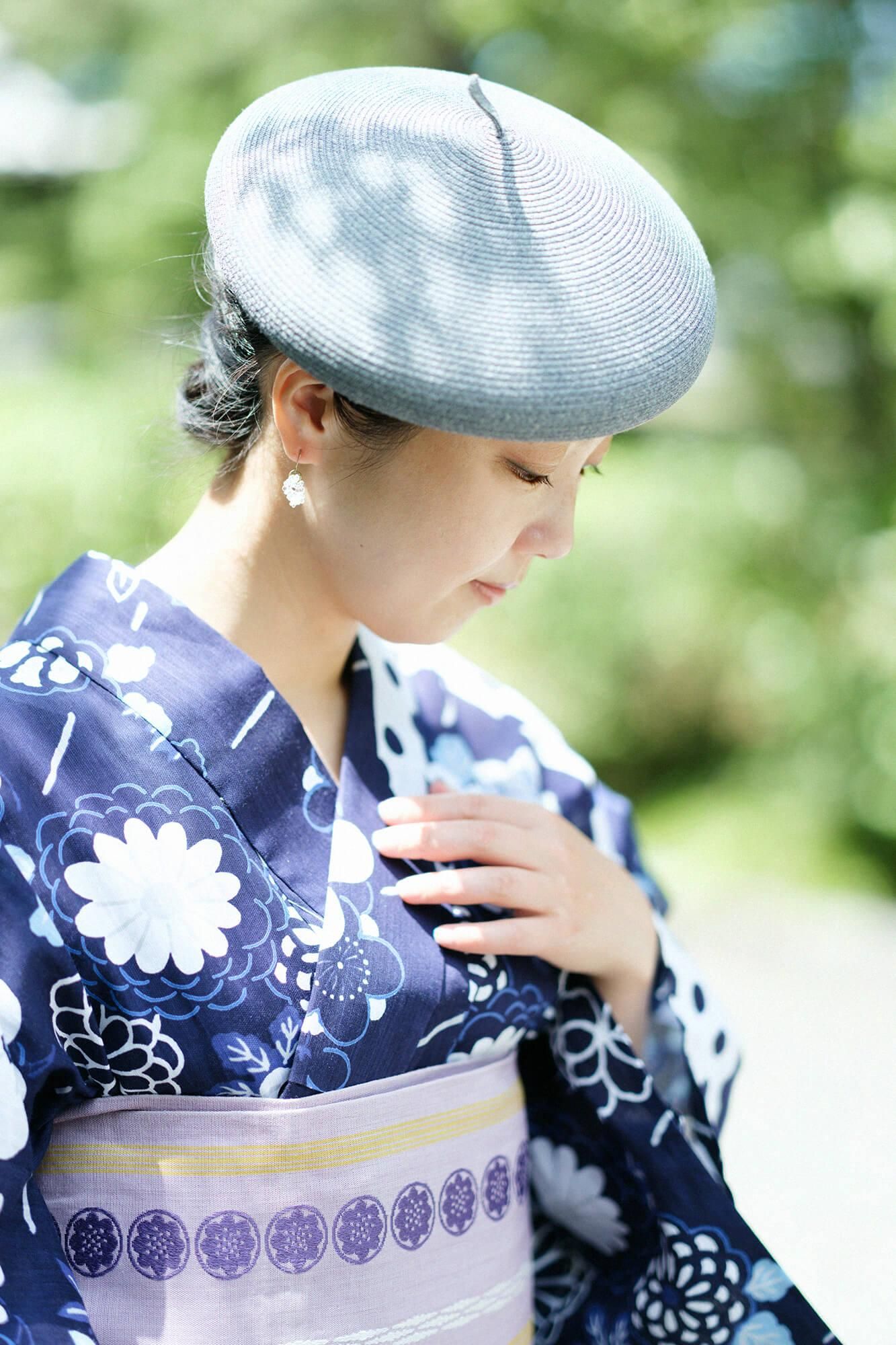 SOU・SOU× Kyoto Marubeni Yukata/Faltfächer Yoiyami