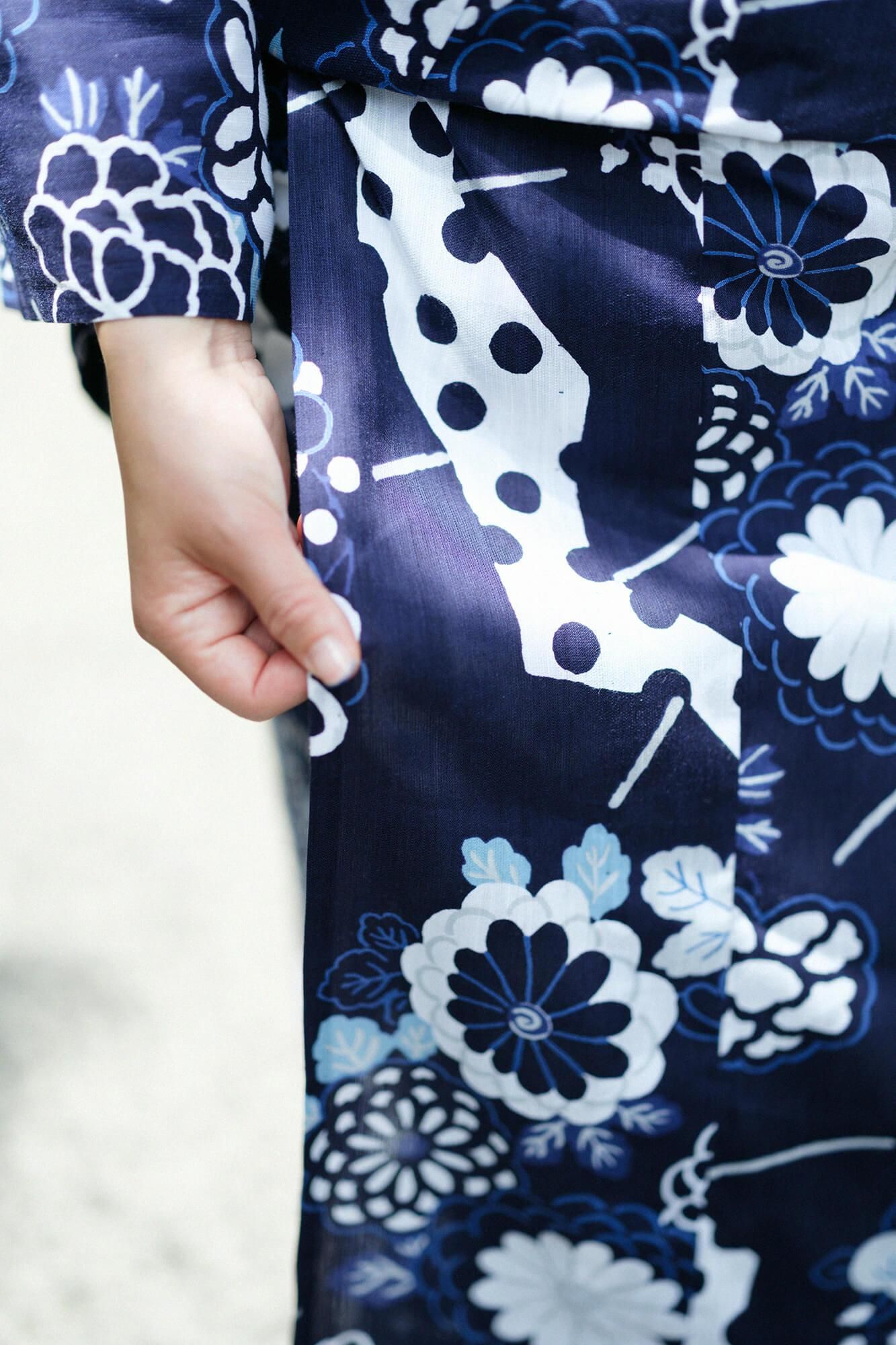 SOU・SOU× Kyoto Marubeni Yukata/Faltfächer Yoiyami