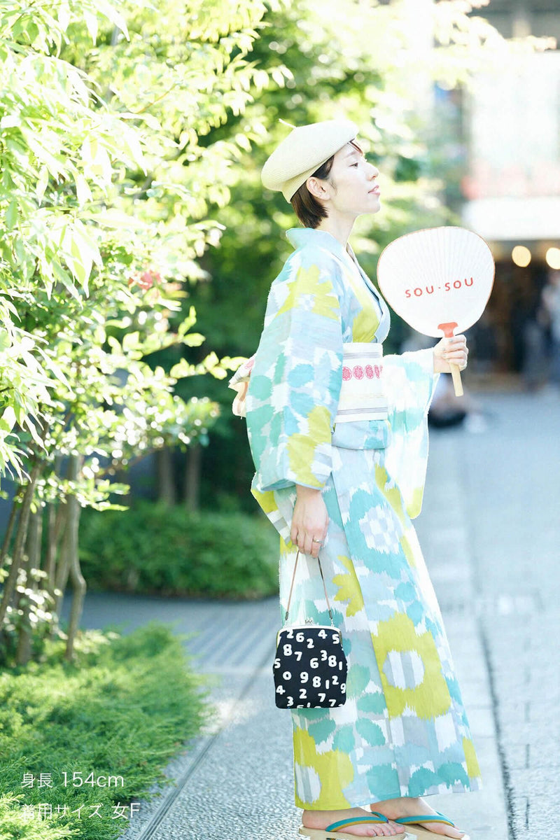 SOU・SOU×京都丸紅 ชุดยูกาตะ 