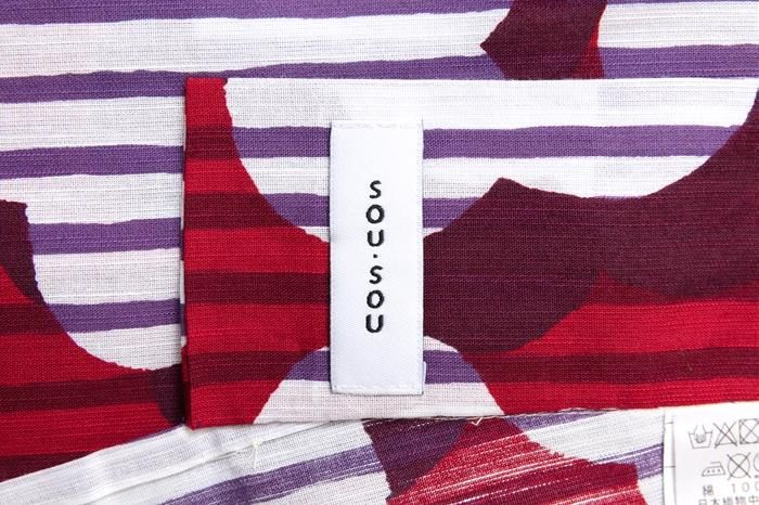 SOU・SOU×Kyoto Marubeni Yukata/Lichtfenster-Sonnenuntergang (Yubae)