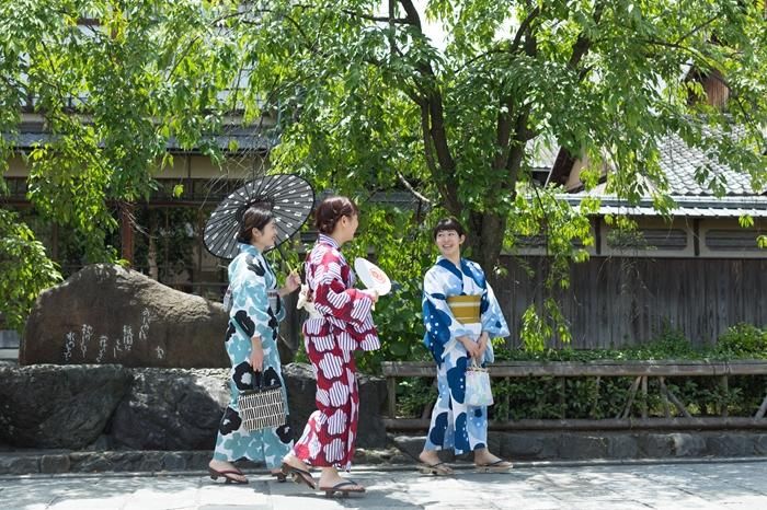 SOU・SOU×Kyoto Marubeni Yukata/Lichtfenster-Sonnenuntergang (Yubae)