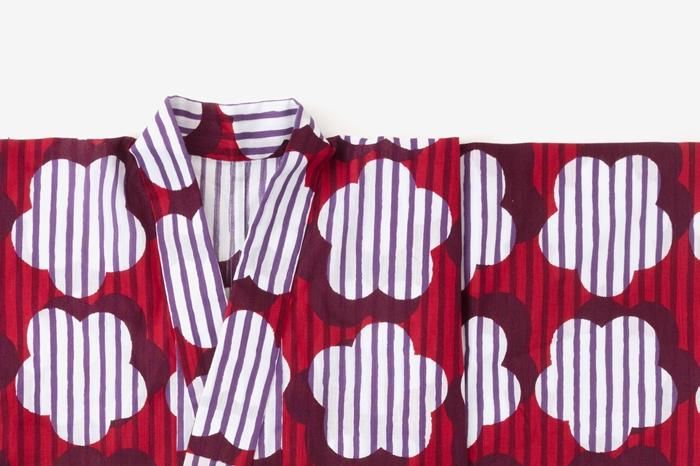 SOU・SOU×Kyoto Marubeni Yukata/Lichtfenster-Sonnenuntergang (Yubae)