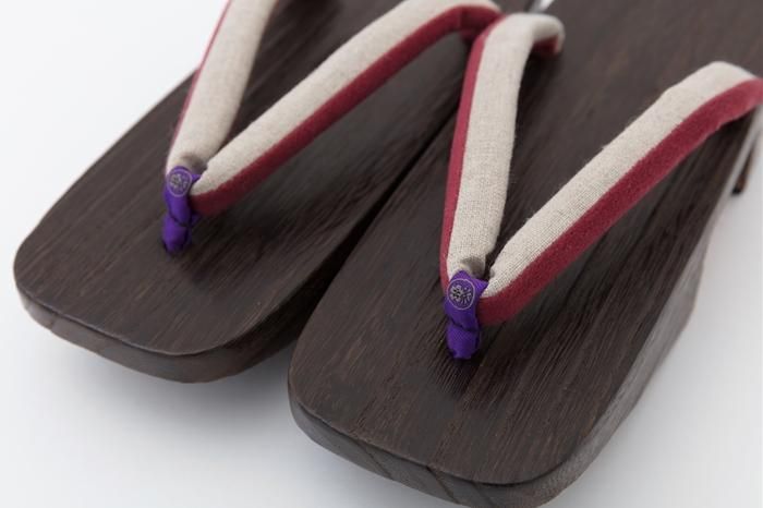 Grilled Mikamo Geta／Komachi  hemp Beige(Komachi Asa Nanamiro）