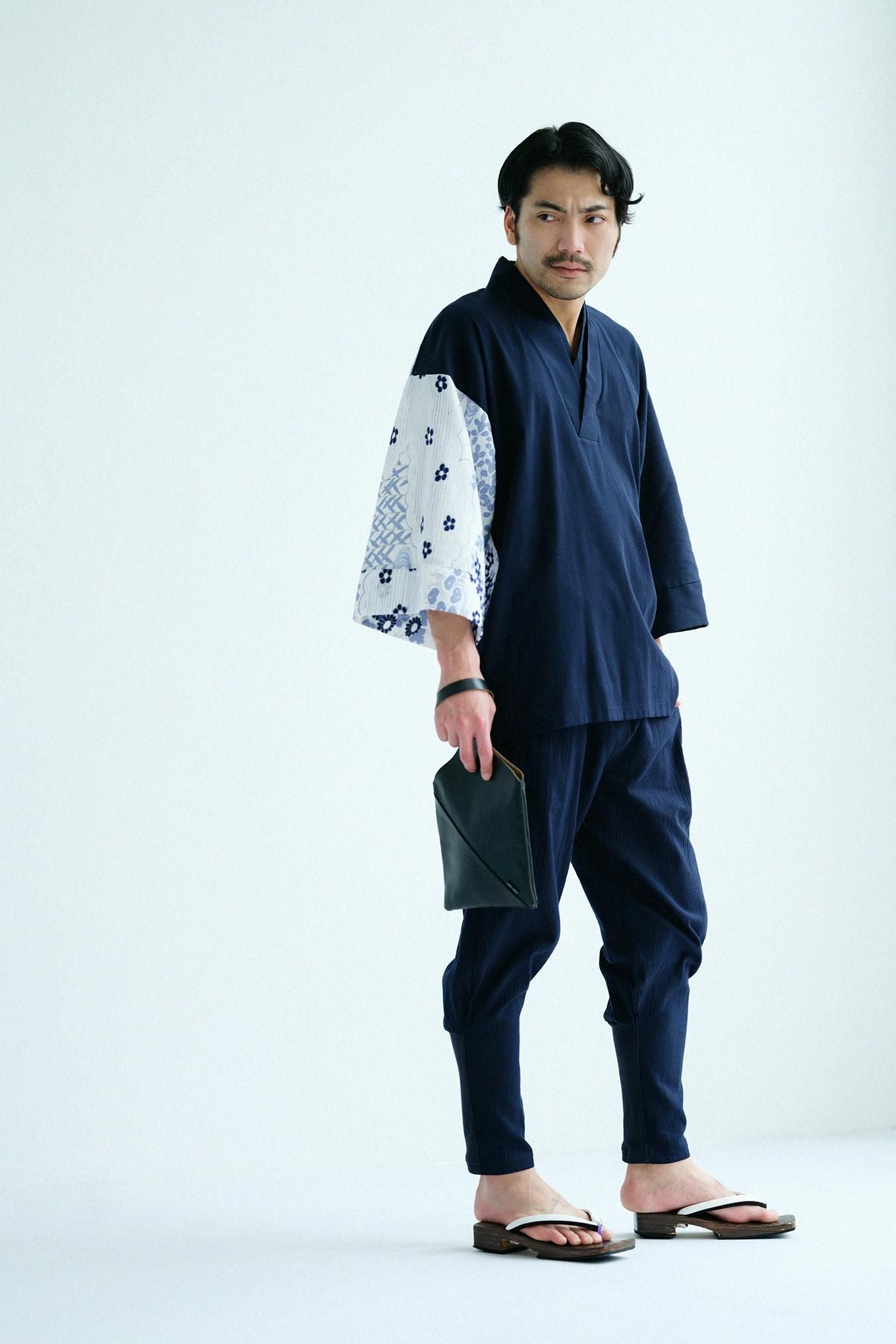 Mikamoyaki Geta/ukon（雄性）皮革Tsukumo