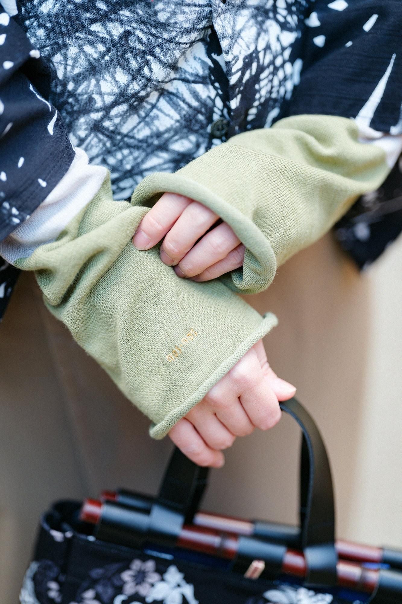 綿麻 小手（こて）／柳色（やなぎいろ）