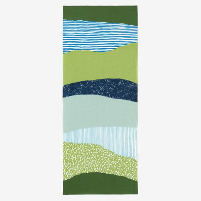 ISE Cotton Textile Tenugui / Higashiyama 36-PETS AOSO (SOSO)