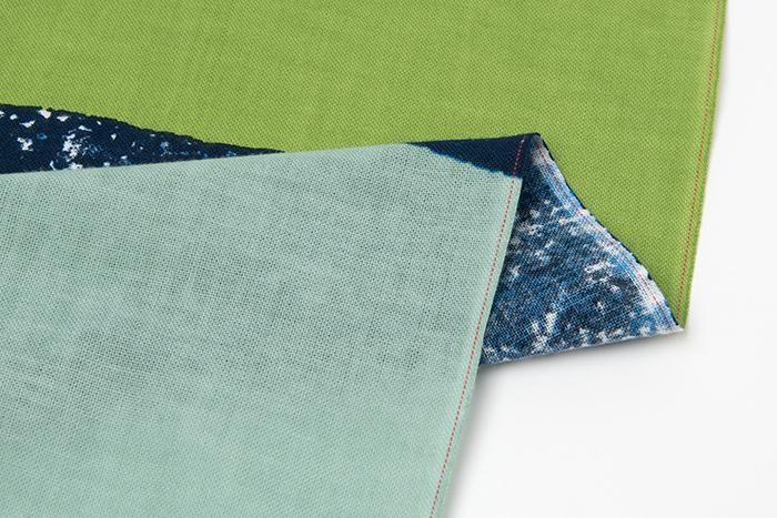 ISE Cotton Textile Tenugui / Higashiyama 36-PETS AOSO (SOSO)