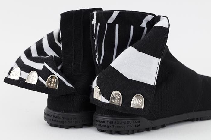 takasago tabi袜子，底部 /湿羽毛颜色（不锈钢）