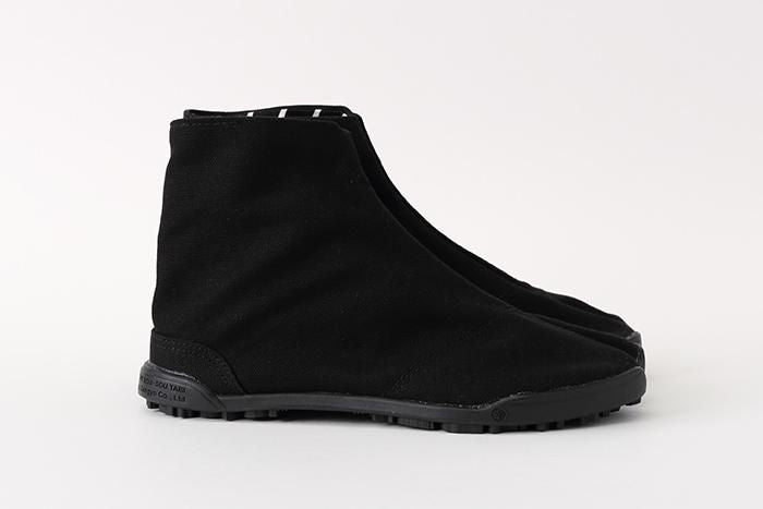 Hiragana Sole Split Toe Tabi Shoes / Black
