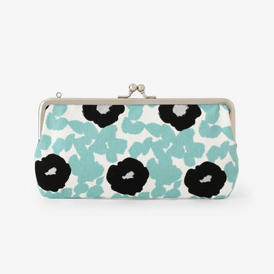 12號帆布 軟 口金包（横長）/優